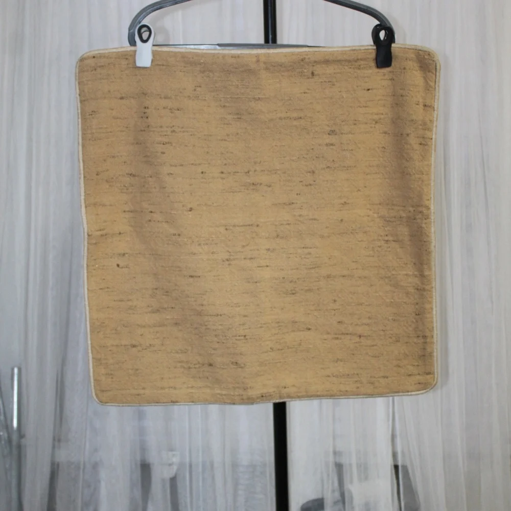 Pottery Barn. Cotton-Linen Blend Textured Pillow Cover. 24